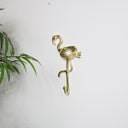 Gold Flamingo Wall Hook