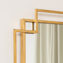 Gold Foiled Wall Mirror - 94cm x 48cm