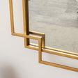Gold Foiled Wall Mirror - 94cm x 48cm