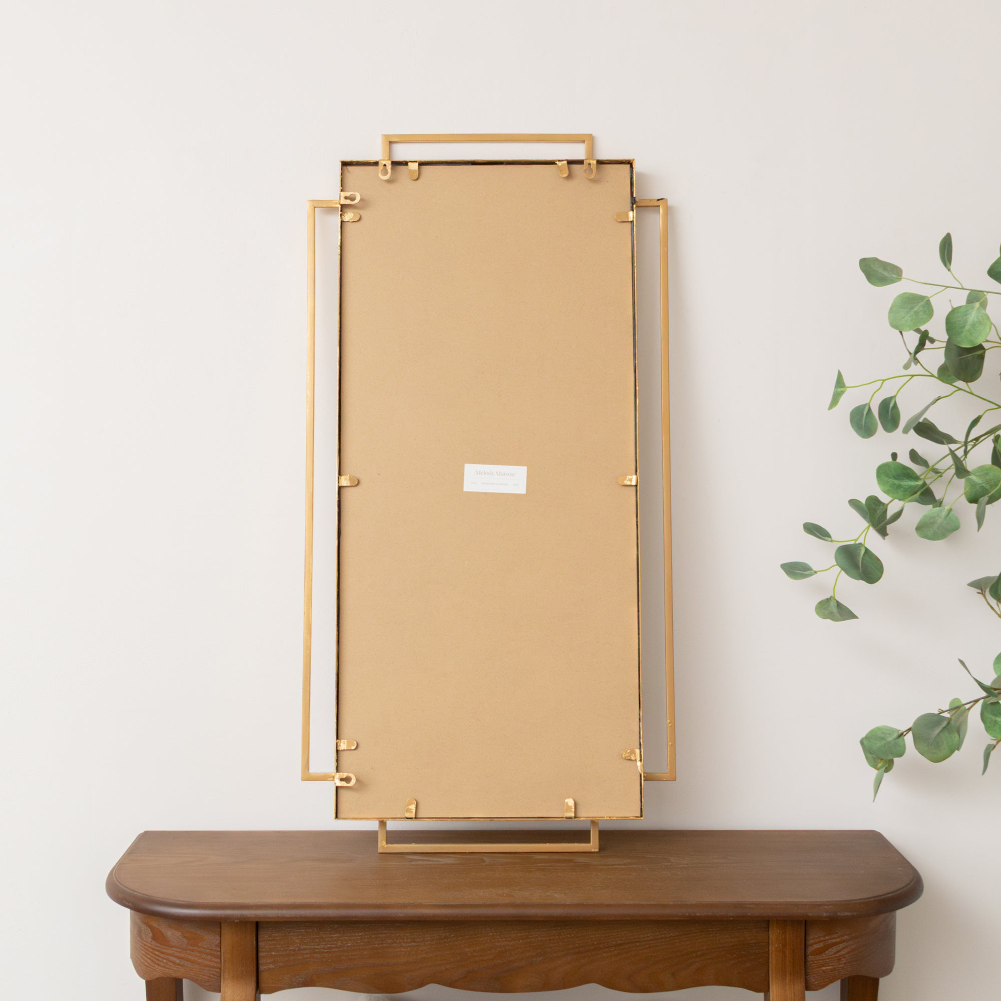 Gold Foiled Wall Mirror 94cm x 48cm – Melody Maison Ltd