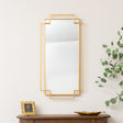 Gold Foiled Wall Mirror - 94cm x 48cm