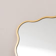 Gold Full Length Wavy Mirror - 70cm x 165cm