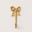 Gold Metal Bow Wall Hook