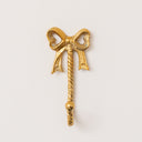 Gold Metal Bow Wall Hook