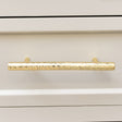 Gold Metal Hammered Bar Pull Drawer Handle