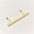 Gold Metal Hammered Bar Pull Drawer Handle