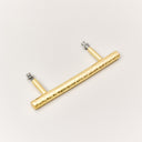Gold Metal Hammered Bar Pull Drawer Handle