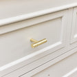 Gold Metal Hammered Drawer Bar Pull Handle