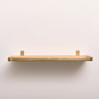 Gold &amp; Peach Enamelled Metal Wall Shelf - 50cm