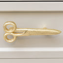 Gold Scissors Drawer Knob