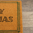 Green &amp; Natural Coir “Merry Christmas” Doormat - 40cm x 60cm