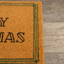 Green &amp; Natural Coir “Merry Christmas” Doormat - 40cm x 60cm