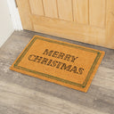 Green &amp; Natural Coir “Merry Christmas” Doormat - 40cm x 60cm