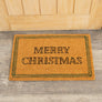 Green & Natural Coir “Merry Christmas” Doormat - 40cm x 60cm