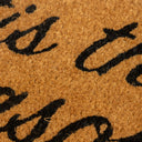 Green &amp; Natural Coir “Tis The Season” Doormat - 40cm x 60cm