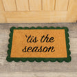 Green & Natural Coir “Tis The Season” Doormat - 40cm x 60cm