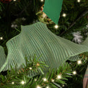 Green Sparkle Ruffle Christmas Tree Ribbon - 270cm (2.7m / 106.3')