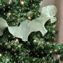 Green Sparkle Ruffle Christmas Tree Ribbon - 270cm