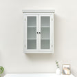 Grey Frosted Glass Fronted Wall Cabinet 75cm x 57cm