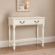 Ivory 2 Drawer Console / Dressing Table - Charlotte Ivory Range