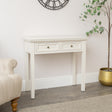 Ivory 2 Drawer Console / Dressing Table - Daventry Ivory Range
