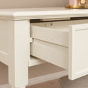 Ivory 2 Drawer Dressing Table &amp; Stool Set - Charlotte Ivory Range