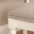 Ivory 2 Drawer Dressing Table &amp; Stool Set - Charlotte Ivory Range