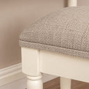 Ivory 2 Drawer Dressing Table &amp; Stool Set - Charlotte Ivory Range