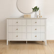 Ivory 6 Drawer Chest Of Drawers - Padstowe Ivory Range
