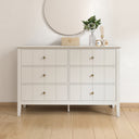 Ivory 6 Drawer Chest Of Drawers - Padstowe Ivory Range