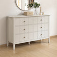 Ivory 6 Drawer Chest Of Drawers - Padstowe Ivory Range