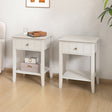 Ivory 6 Drawer Chest Of Drawers &amp; Pair Of One Drawer Bedside Tables - Padstowe Ivory Range