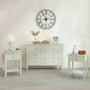 Ivory 6 Drawer Chest Of Drawers & Pair Of One Drawer Bedside Tables - Padstowe Ivory Range