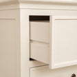 Ivory Wardrobe, 8 Drawer Chest of Drawers, Dressing Table Set &amp; Pair of 3 Drawer Bedside Tables - Charlotte Ivory Range