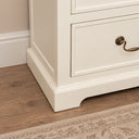 Ivory Wardrobe, 8 Drawer Chest of Drawers, Dressing Table Set &amp; Pair of 3 Drawer Bedside Tables - Charlotte Ivory Range