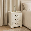 Ivory Wardrobe, 8 Drawer Chest of Drawers, Dressing Table Set &amp; Pair of 3 Drawer Bedside Tables - Charlotte Ivory Range