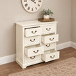 Ivory Wardrobe, 8 Drawer Chest of Drawers, Dressing Table Set &amp; Pair of 3 Drawer Bedside Tables - Charlotte Ivory Range