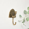 Antique Brass Gold Peacock Wall Hook