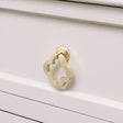 Brushed Gold Clover Drop Pull Handle