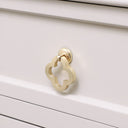 Brushed Gold Clover Drop Pull Handle