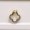 Brushed Gold Clover Drop Pull Handle