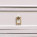 Brushed Gold Rectangle Drop Shape Pull Handle