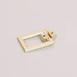 Brushed Gold Rectangle Drop Shape Pull Handle