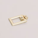 Brushed Gold Rectangle Drop Shape Pull Handle