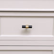 Gold &amp; Black Acrylic T-Bar Shaped Drawer Handle