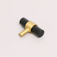 Gold &amp; Black Acrylic T-Bar Shaped Drawer Handle