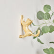 Gold Cat Wall Hook