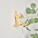 Gold Cat Wall Hook