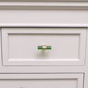 Gold &amp; Green Acrylic T-Bar Shaped Drawer Handle