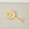 Gold Sunflower Wall Hook